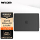 INCASE Hardshell适用于苹果MacBook Air 13.6英寸保护套苹果2022款M2保护壳纤薄A2681磨砂透明黑色