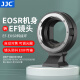 JJC 相机转接环 EF-EOSR 适用于佳能R100 R7 R50 R10 R8 R5C R6II RP微单永诺小痰盂镜头卡口适配器 适用于佳能EF/EF-S镜头转RF卡口机身