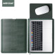 ACE COAT牛皮电脑包适用苹果笔记本Macbook Pro14内胆Air13.6 M3 M2保护套 【电脑包】墨绿 Pro14.2英寸（2023 M3）