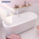 九牧（JOMOO）一体式独立式普通浴缸 成人家用卫生间浴室泡澡 保温亚克力材质 1.5m椭圆独立浴缸Y077215