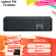 罗技（Logitech）大师系列 MX Keys S无线蓝牙键盘 超薄全尺寸 人体工学 智能背光 预设指令升级 带无线接收器 黑色