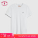 布克兄弟（BrooksBrothers）男士美式休闲纯棉圆领短袖T恤 1001-白色 M