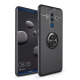 酷瞐华为mate10pro手机壳BLA-AL00保护外套Huawei磁吸支架化为MATE10PRO Mate10pro-黑支架+黑壳+钢化膜