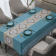 简美家桌布防水防油免洗防烫桌面垫pvc餐桌垫长方形茶几桌布隔热垫黛绿
