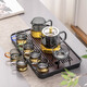 瓷牌茗茶具茶盘一体式茶具套装家用煮茶烧水壶多功能玻璃泡茶壶茶杯整套茶具