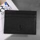 巴玛特（Bal Manent）男士卡包超薄简约时尚青年卡夹便携式银行卡套零钱位大容量设计 黑色