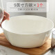 瓷秀源7英寸泡面碗陶瓷碗家用韩式骨瓷碗米饭碗大汤碗大碗创意餐具套装 9英寸方碗(宽23.2cm 高8cm)