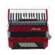 gelander格兰德手风琴 GH2011新款34键60贝司 成人初学入门考级键盘手风琴 红色