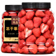 松川良品 草莓冻干 休闲零食品铺子小吃 整粒水果草莓脆蜜饯果干 120g 罐装