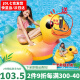 INTEX水上充气坐骑黄鸭儿童充气玩具浮排浮床加厚游泳圈57556
