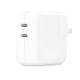 Apple/苹果 35W 双USB-C端口电源适配器【2024款】双口充电器 充电插头 适用iPhone/iPad/Mac
