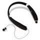 浦乐飞（PLUFY） 蓝牙耳机挂脖颈挂式无线运动降噪入耳式适用于华为OPPO苹果 黑色蓝牙版|佩戴舒适|音质棒棒