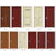 定制烤漆钢木门室内门套装门复合实木门卧室门之免漆门 免漆门（整套）