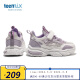 天美意（TEENMIX）男童鞋运动网鞋透气2022夏季新款小孩中大女儿童跑步老爹鞋 紫色 28 内长180mm/适合脚长170mm