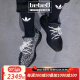 阿迪达斯 （adidas）阿迪达斯Adidas Yeezy350 V2 潮流镂空半透明椰子350男女跑步鞋 满天星黑天使FU9007 40