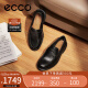 爱步（ECCO）商务正装鞋皮鞋男 简约一脚蹬乐福鞋 都市伦敦系列525654 黑色42