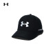 安德玛（UNDERARMOUR）UA帽子男子梭织高尔夫运动帽时尚潮流训练棒球帽休闲帽男帽鸭舌帽 1361547-001黑色 均码