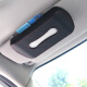 迪普尔 车载纸巾盒挂式多功能车载收纳袋遮阳板套卡片夹驾驶证票据卡包汽车用品黑色