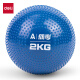 得力中考训练实心球2KG 全国中小学生训练专用铅球球蓝色 FT300-2