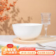 陶相惠陶瓷大汤碗吃泡面碗釉下彩家用8英寸沙拉碗拉面碗纯白骨瓷汤盆