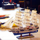 室内（Snnei）仿真木质帆船模型摆件 一帆风顺小木船装饰 生日礼物毕业纪念品 《布蓝恩帆船》50cm成品