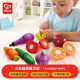 Hape宝宝过家家厨房玩具切切乐水果蔬菜套装男女孩玩具 E8019