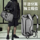 旅行包手提包健身包运动包出差大容量双肩行李包旅行袋男女旅游包 灰色 大款