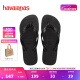 havaianas哈唯纳Top炫彩夹脚人字拖女夏海边平底童款成人款 0090-火耀黑 41-42 巴西码