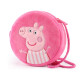 小猪佩奇背包儿童生日礼物可爱猪猪公仔宝宝书包幼儿园男女孩包包 佩奇圆包