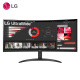 LG 34WR50QC-B 34英寸 VA屏 准4K 100Hz 曲面显示器 HDR10 21:9超宽带鱼屏 支持PBP 99%sRGB色域 1800R曲率