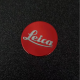 莱卡LEICA适用单反相机DIY金属贴纸标志贴个性装饰金属贴 红底银字2个  尺寸：1*1cm