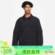 耐克NIKE春男子夹克/风衣翻领UTILITY SHIRT外套DV7694-010黑色L码