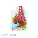 吾礼吾礼 外国冰箱贴立体磁贴美国丹麦秘鲁墨西哥加拿大波兰旅游纪念 美国金门大桥
