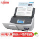 富士通（FUJITSU）ix1600无线扫描仪 A4彩色文件发票高速双面PDF连续自动进纸WiFi扫描机 ix1500升级版