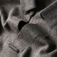 披仕风（PPHZ FENG）时尚V领+翻领 丝滑磨毛高端亲肤绒 轻熟中年男打底长袖T恤polo衫 灰色  L