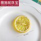 薇施妮（WEISHINI）仿真食玩炸鸡发夹食物鸭嘴夹子鸡翅薯条刘海发卡子创意搞怪头饰女 11061J黄色柠檬 A21-202