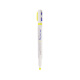 斑马牌（ZEBRA）淡色单头荧光笔 MojiniLine系列不易晕染手帐笔 学生标记笔记号笔 WKS22 黄色