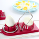 鸡蛋切片器家用不锈钢切蛋器二合一松花蛋切皮蛋切鸡蛋分割器 双用款【颜色随机发货】