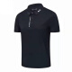 透气高端高尔夫球服 2024夏季新款高尔夫服装男士速干运动短袖T恤 黑色 XL