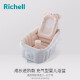 利其尔（Richell）Richell利其尔婴儿洗澡盆宝宝澡盆充气型可坐躺折叠家用婴儿浴盆 【新生儿~12个月】成长进阶款