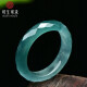 可玉可求翡翠玉戒指 男女款油绿色玉扳指 玉石戒指指环 多口径可选 内径约17-18毫米