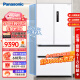 松下（Panasonic）【大海豚】573升法式多门648mm超薄嵌入冰箱四开门大容量一级能效磨砂白家用冰箱NR-EW57TMA-W