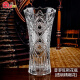 高斯（Glass）水晶玻璃花瓶欧式古典现代简约透明花器摆件客厅卧室家居装饰品