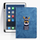 稻草屋 apple苹果2021新款iPadPro11英寸保护套mini6平板MHQR3电脑爱派壳外套 笔槽款--蓝色毛衣小鹿（配钢化膜） iPad Pro 2022/2021版(11英寸)