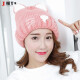 檞寄生 毛线帽子女冬天学生韩版猫耳朵甜美可爱加厚保暖针织帽 粉色