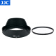 JJC 相机遮光罩 替代HB-98 适用于尼康Z 24-50mm f/4-6.3镜头Z9 Z50 Z5 Z7 Z62 Z7II Zfc微单配件 遮光罩+52mmUV滤镜