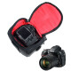 豪星汇适用佳能单反相机包D750 D780 D600 D610 D800 D810 D850摄影包 升级款尼康三角包+肩带+腰带
