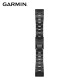 佳明（GARMIN）Fenix6X ProDLC镀膜碳灰色钛合金表带快拆表带（26mm），适用于F5X/F5XP/F6X/D2/MK1