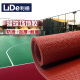 利德（LIDE）室外运动地胶户外地胶PVC室外篮球场羽毛球场地胶垫运动地板地胶 室外地胶5.0mm（1.8米宽）