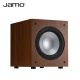 尊宝（Jamo）J10 SUB 家庭影院音响 有源低音炮 家用客厅木质超低音音箱 10英寸喇叭单元（ 暗苹果色）